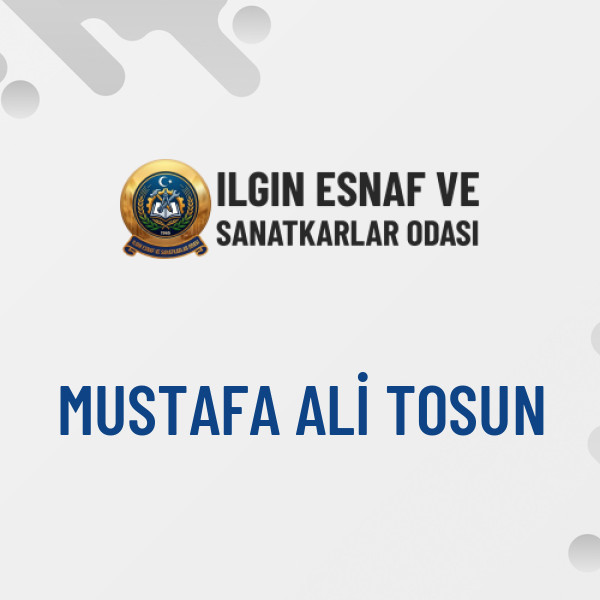 MUSTAFA ALİ TOSUN