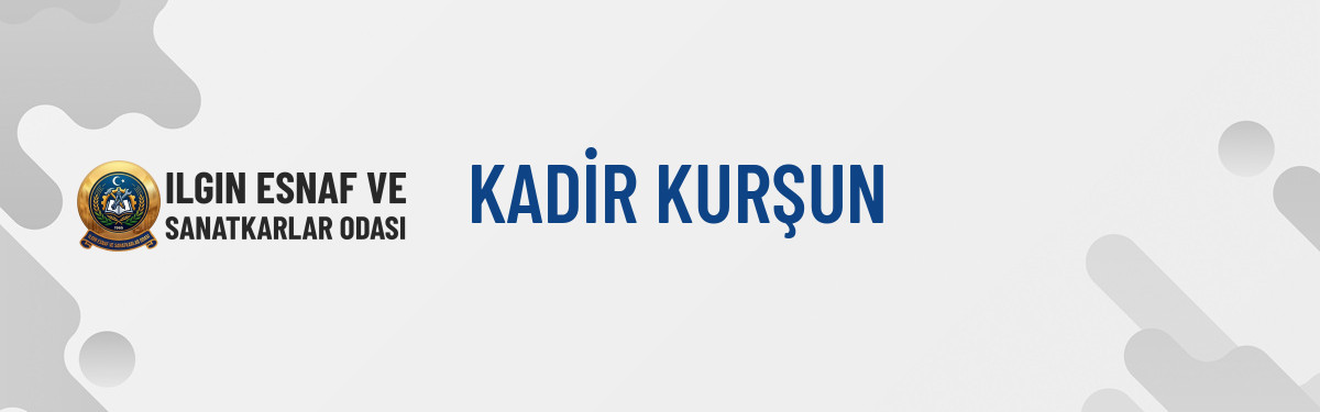 KADİR KURŞUN