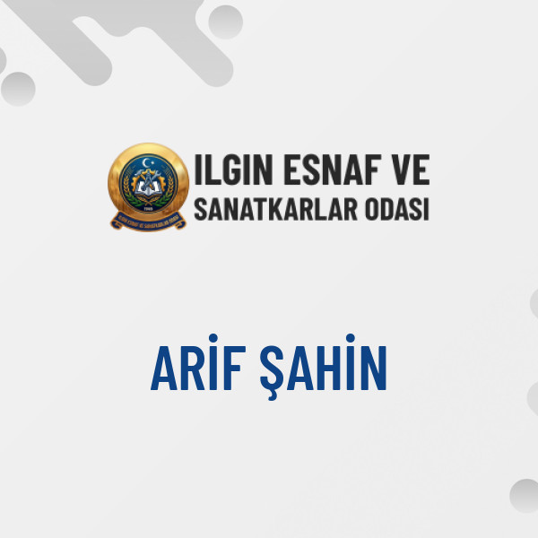 ARİF ŞAHİN