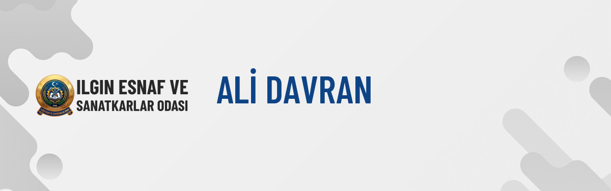 ALİ DAVRAN