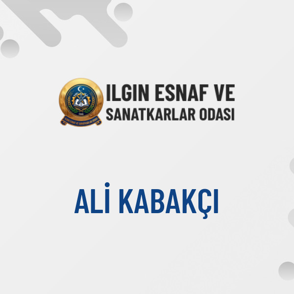 ALİ KABAKÇI