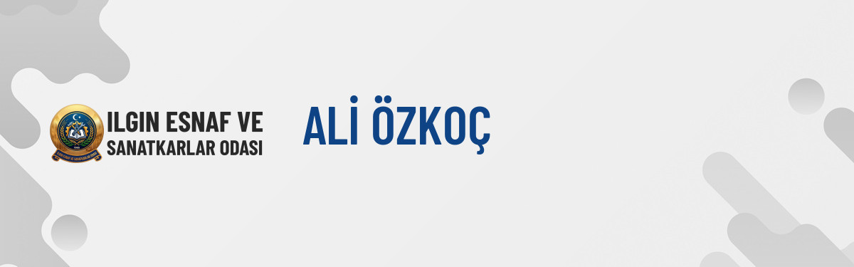 ALİ ÖZKOÇ