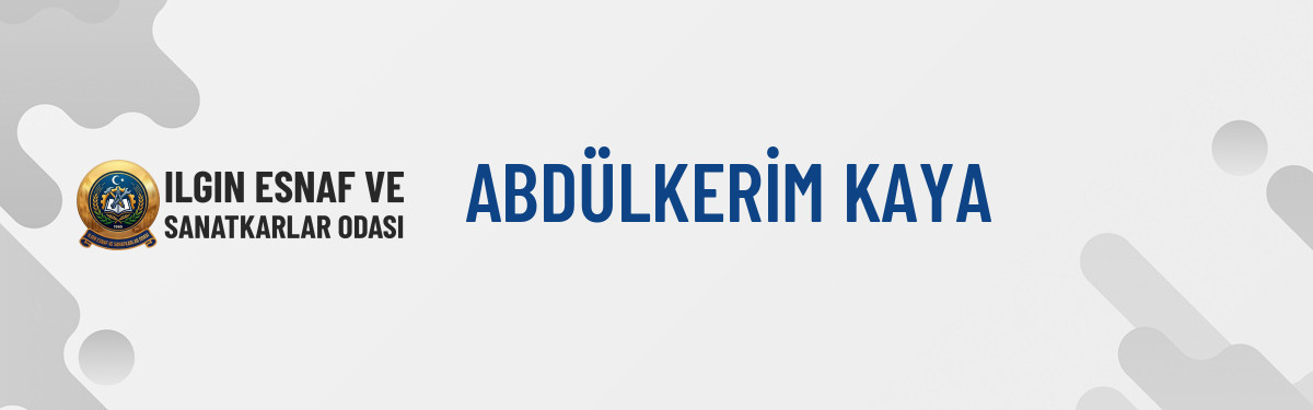 ABDÜLKERİM KAYA